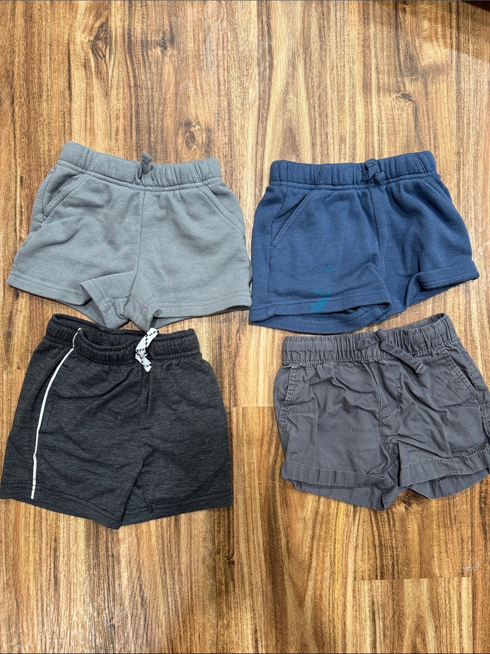 jumping beans Kids Shorts Set in Gray, Navy, Charcoal and Dark Gray